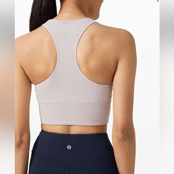 Lululemon Light Purple Ebb to Train Bra - Picture 3 of 9